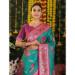 Picture of Good Looking Silk Sea Green Saree