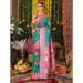 Picture of Good Looking Silk Sea Green Saree