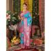Picture of Charming Silk Turquoise Saree