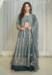 Picture of Ravishing Georgette Slate Grey Readymade Salwar Kameez