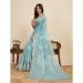 Picture of Lovely Linen Dark Sea Green Saree