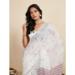 Picture of Beauteous Linen White Saree