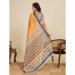 Picture of Appealing Linen Golden Rod Saree