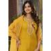 Picture of Exquisite Rayon Orange Readymade Salwar Kameez