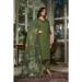 Picture of Rayon Dark Olive Green Readymade Salwar Kameez