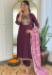 Picture of Pleasing Rayon Brown Readymade Salwar Kameez