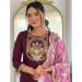 Picture of Pleasing Rayon Brown Readymade Salwar Kameez