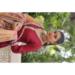 Picture of Sightly Silk Maroon Readymade Gown
