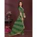Picture of Magnificent Georgette Forest Green Saree