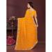 Picture of Exquisite Georgette Dark Orange Saree