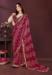 Picture of Enticing Georgette Saddle Brown Saree
