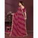 Picture of Enticing Georgette Saddle Brown Saree