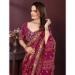 Picture of Enticing Georgette Saddle Brown Saree