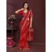Picture of Lovely Georgette Dark Red Saree