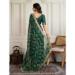 Picture of Exquisite Georgette Sea Green Saree