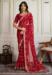 Picture of Classy Georgette Maroon Saree
