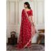 Picture of Classy Georgette Maroon Saree