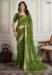 Picture of Well Formed Georgette Olive Drab Saree