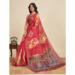 Picture of Amazing Linen Maroon Saree