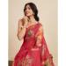 Picture of Amazing Linen Maroon Saree
