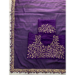 Picture of Comely Georgette & Silk Purple Saree