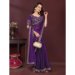 Picture of Comely Georgette & Silk Purple Saree