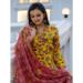 Picture of Good Looking Rayon Golden Rod Readymade Salwar Kameez