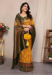 Picture of Pretty Silk Golden Rod Saree