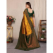 Picture of Pretty Silk Golden Rod Saree