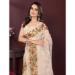 Picture of Grand Net Rosy Brown Saree