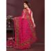Picture of Marvelous Net Medium Violet Red Saree