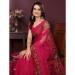 Picture of Marvelous Net Medium Violet Red Saree
