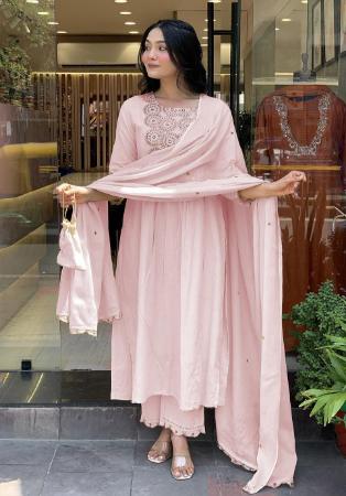 Picture of Comely Chiffon Thistle Readymade Salwar Kameez