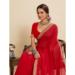 Picture of Good Looking Silk Dark Red Saree
