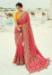 Picture of Stunning Georgette Fire Brick Saree