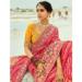 Picture of Stunning Georgette Fire Brick Saree