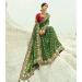 Picture of Amazing Georgette Dark Olive Green Saree