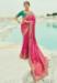 Picture of Well Formed Georgette Light Coral Saree