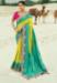 Picture of Well Formed Georgette Sandy Brown Saree