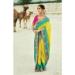Picture of Well Formed Georgette Sandy Brown Saree