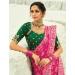 Picture of Wonderful Georgette Medium Violet Red Saree