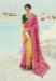Picture of Radiant Georgette Golden Rod Saree