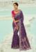 Picture of Charming Georgette Purple Saree