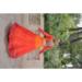 Picture of Lovely Georgette Fire Brick Readymade Lehenga Choli