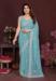 Picture of Fascinating Georgette Cadet Blue Saree