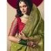 Picture of Enticing Chiffon Lawn Green Saree