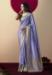 Picture of Resplendent Chiffon Light Slate Grey Saree