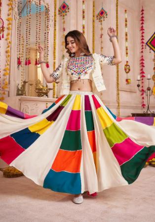 Picture of Excellent Cotton Burly Wood Lehenga Choli