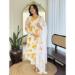 Picture of Pretty Silk Off White Readymade Salwar Kameez
