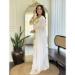 Picture of Pretty Silk Off White Readymade Salwar Kameez